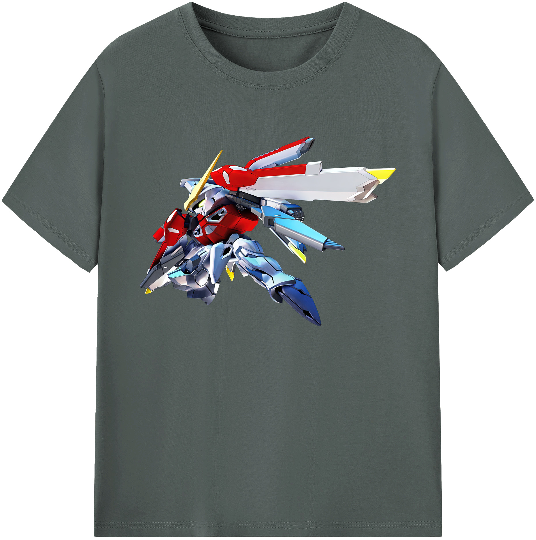 （画像用） 機動戦士ガンダム Mobile Suit Gundam 綿100％ メンズ半袖Tシャツ｜肌触りやわらか＆通気性